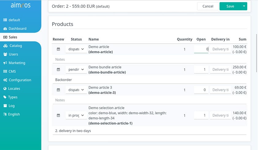 Aimeos Framework