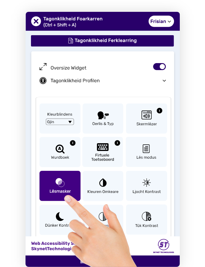 Tagonklikens fan it web