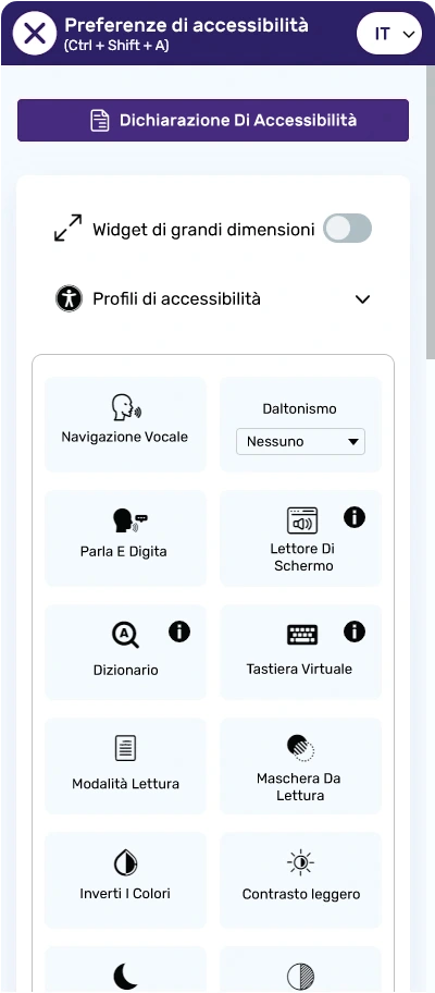 italian web ada solution