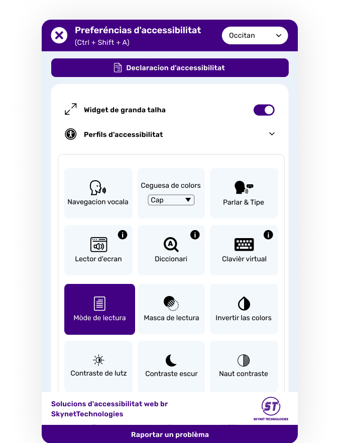 occitan accessibilitywidget