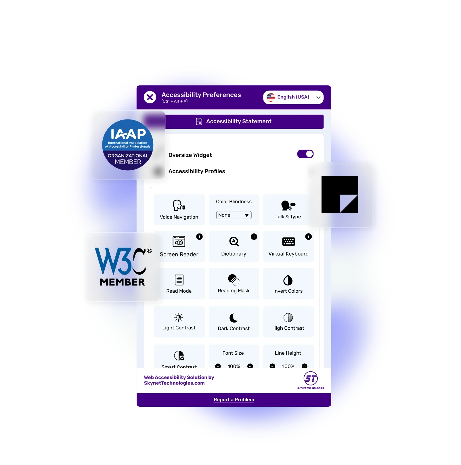 Backdrop CMS Accessibility Widget