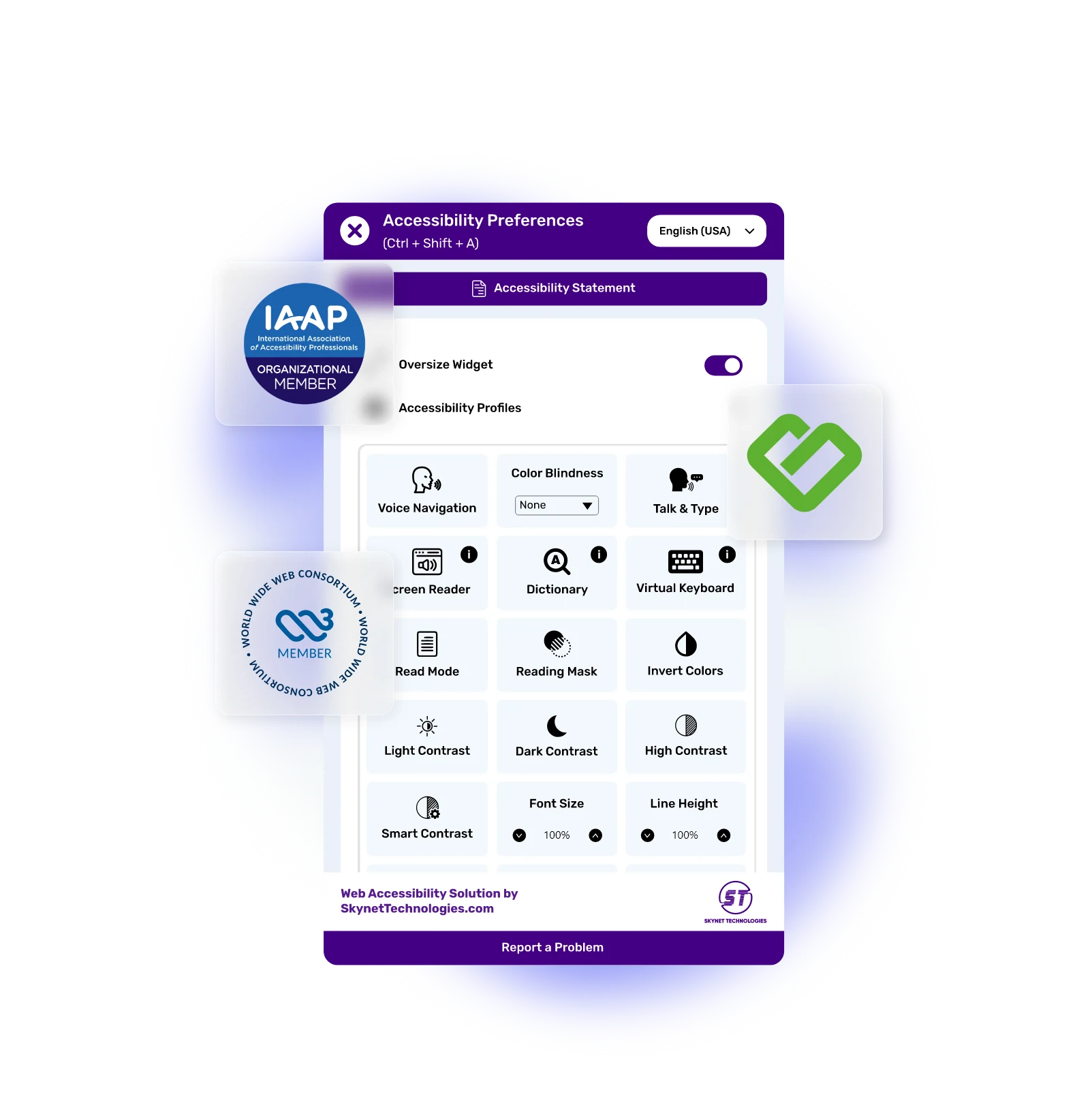 baserCMS Accessibility Widget