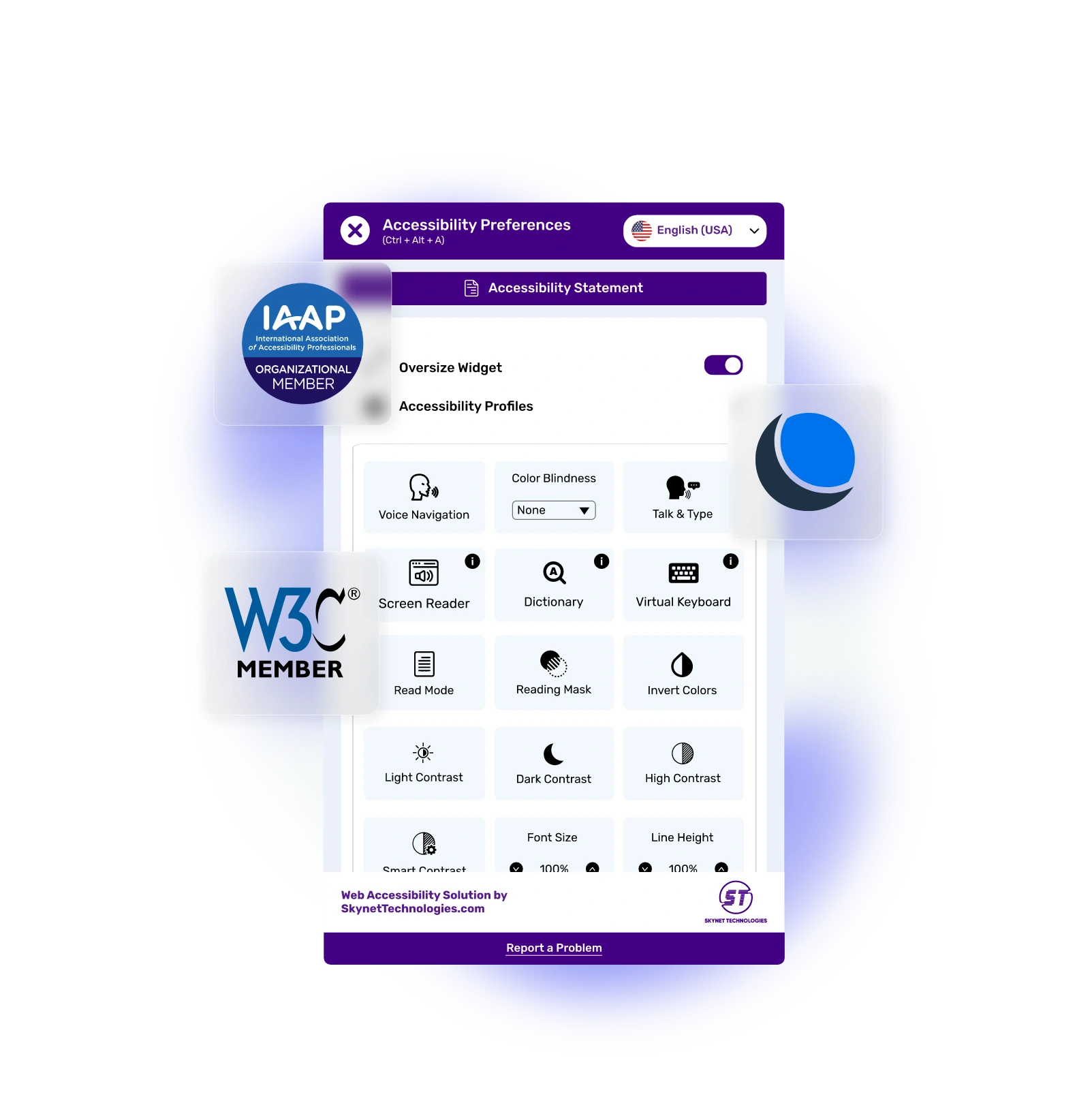 DreamHost Accessibility Widget
