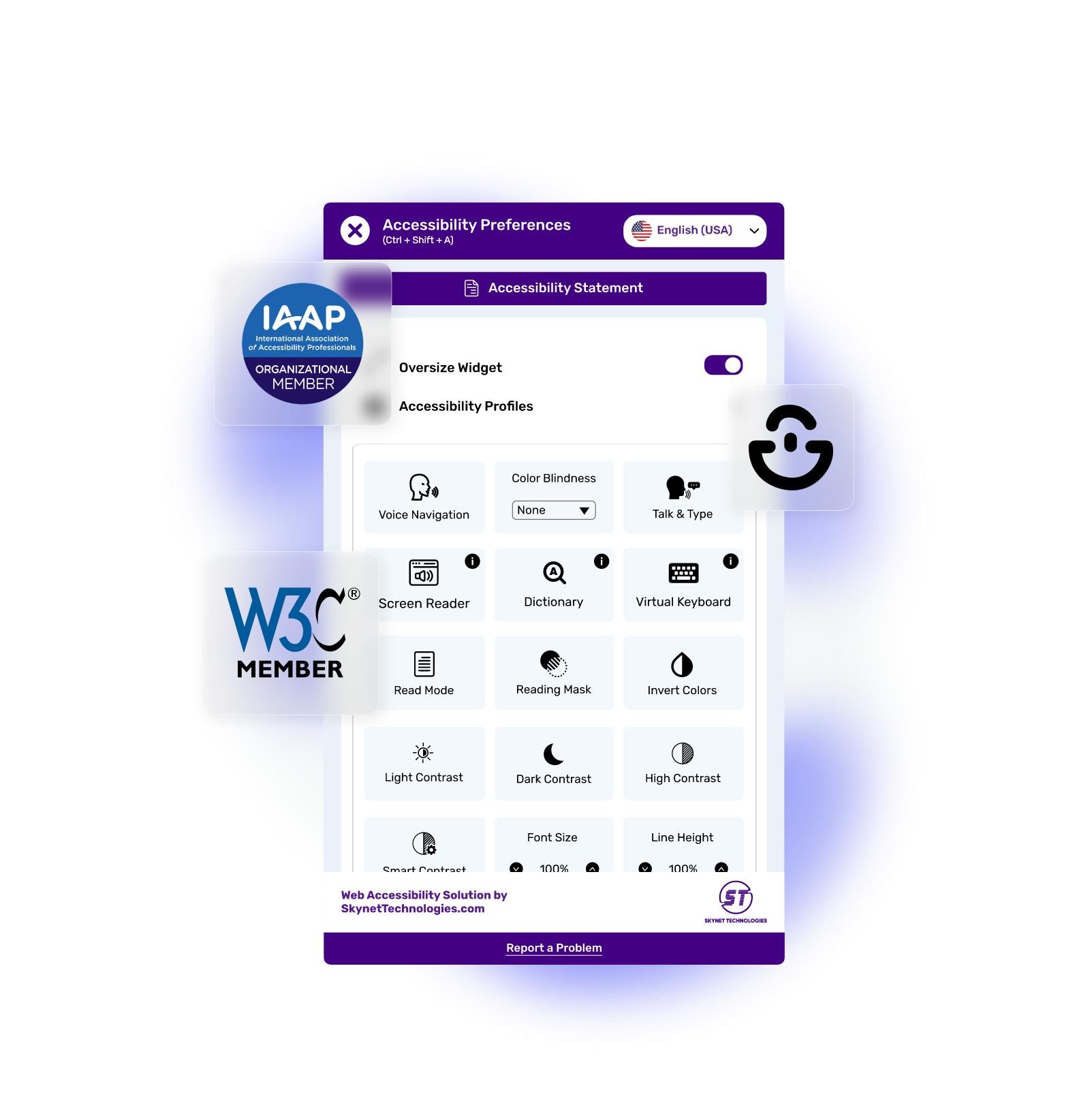 IdeaSoft Accessibility Widget