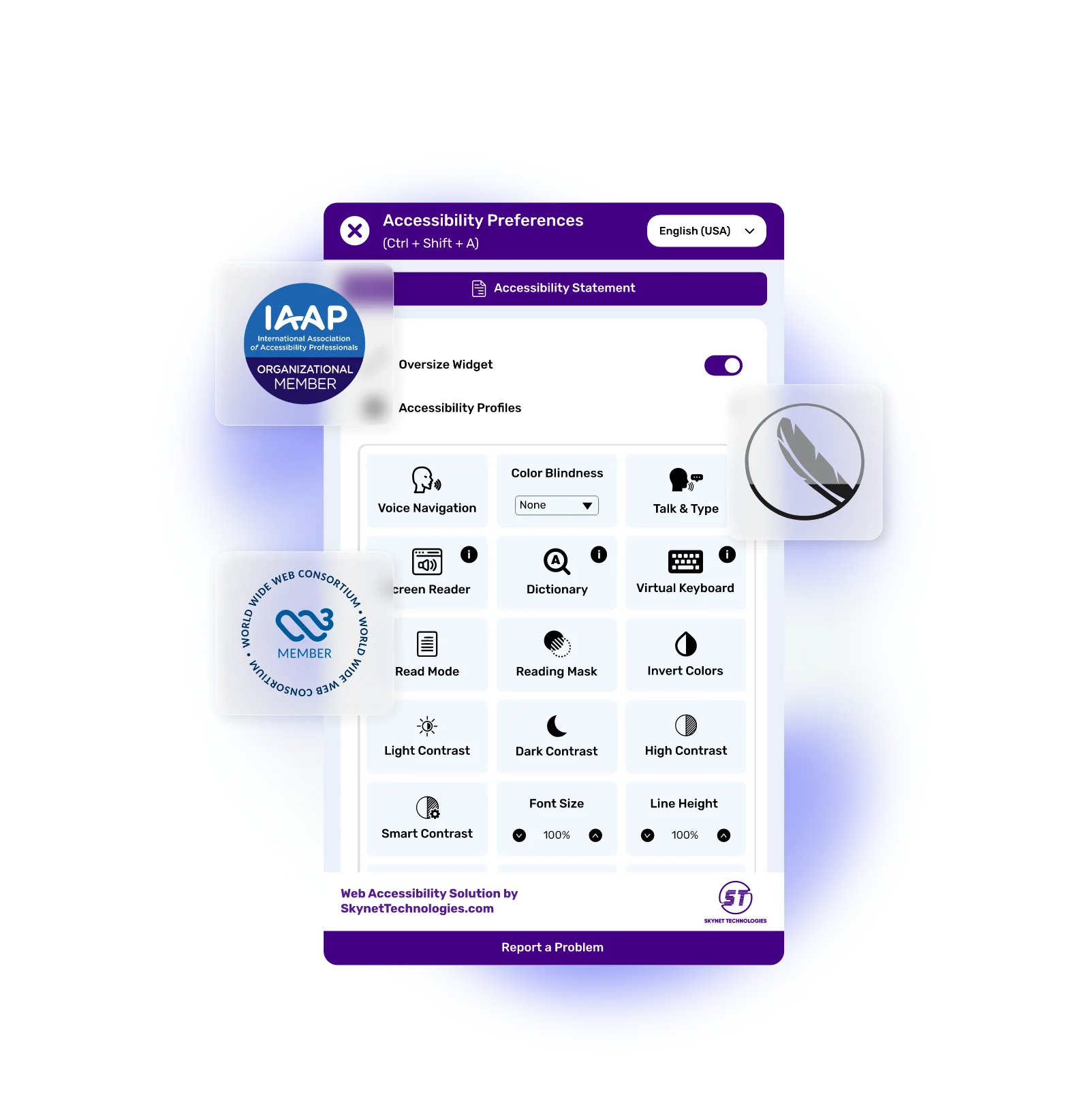 Ilch Accessibility Widget