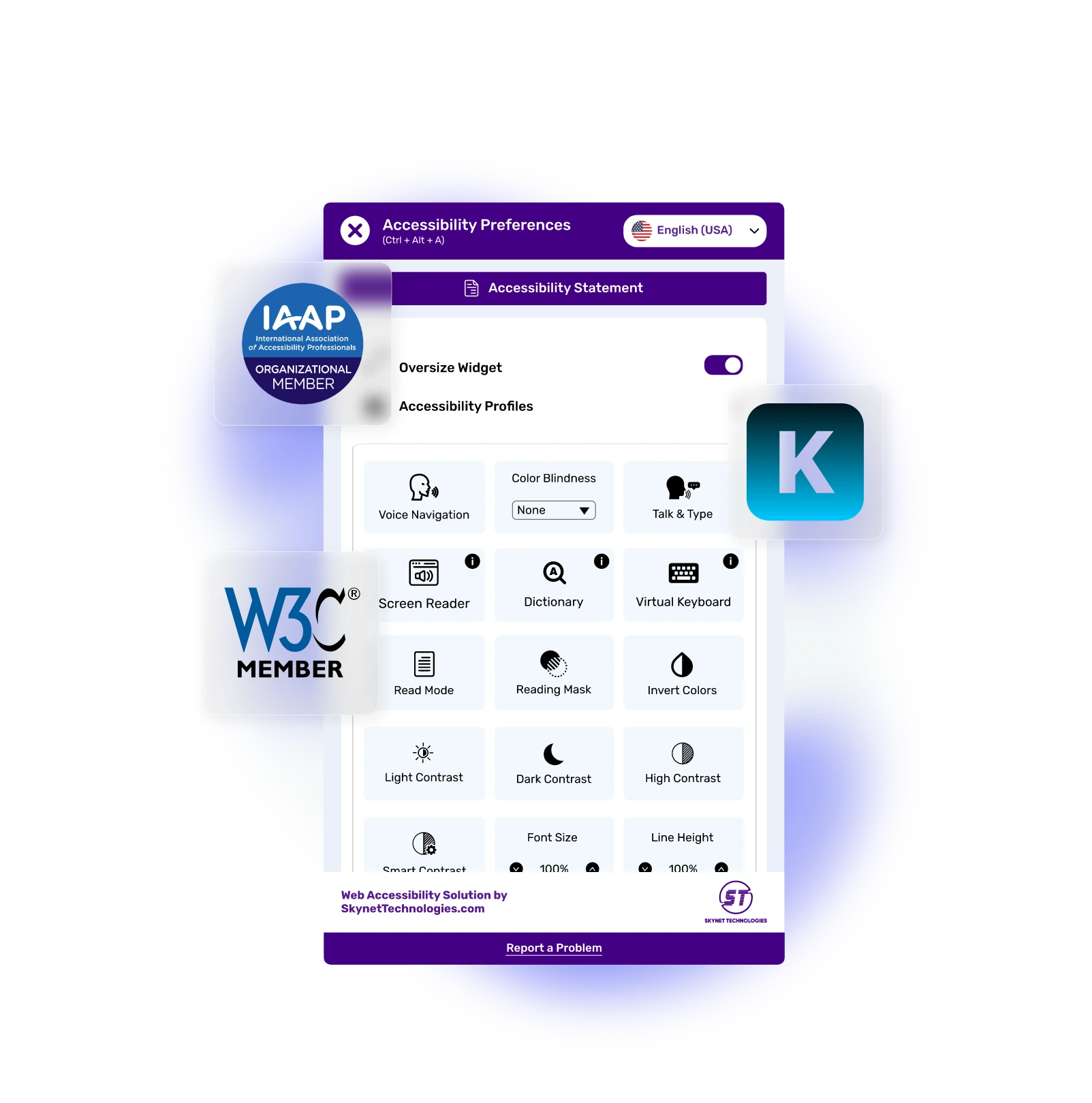 Keystone Accessibility Widget