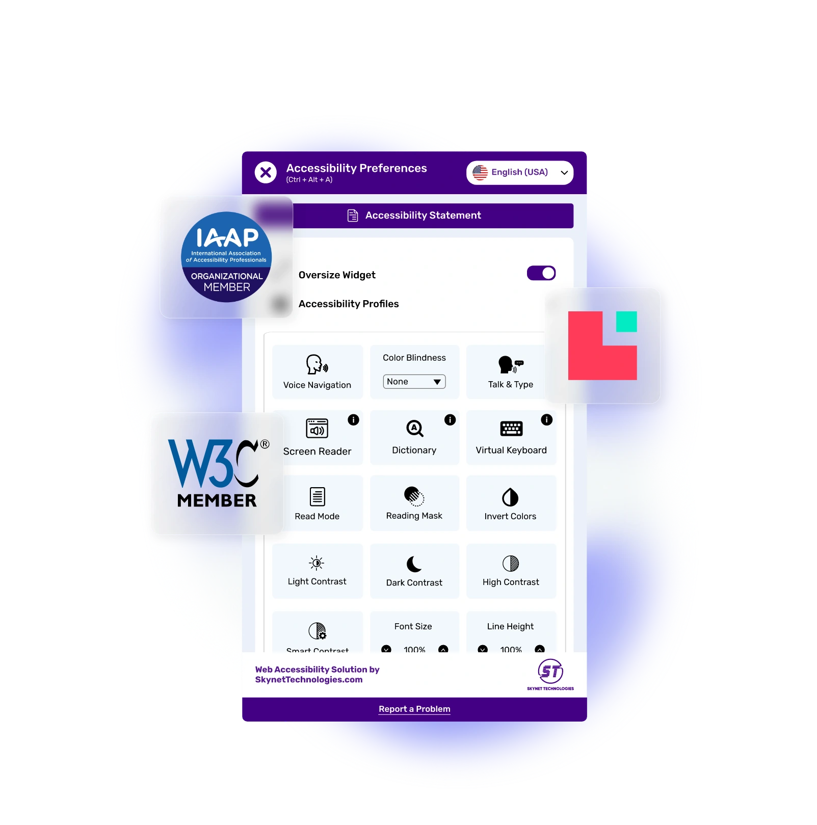 Lodgify Accessibility Widget