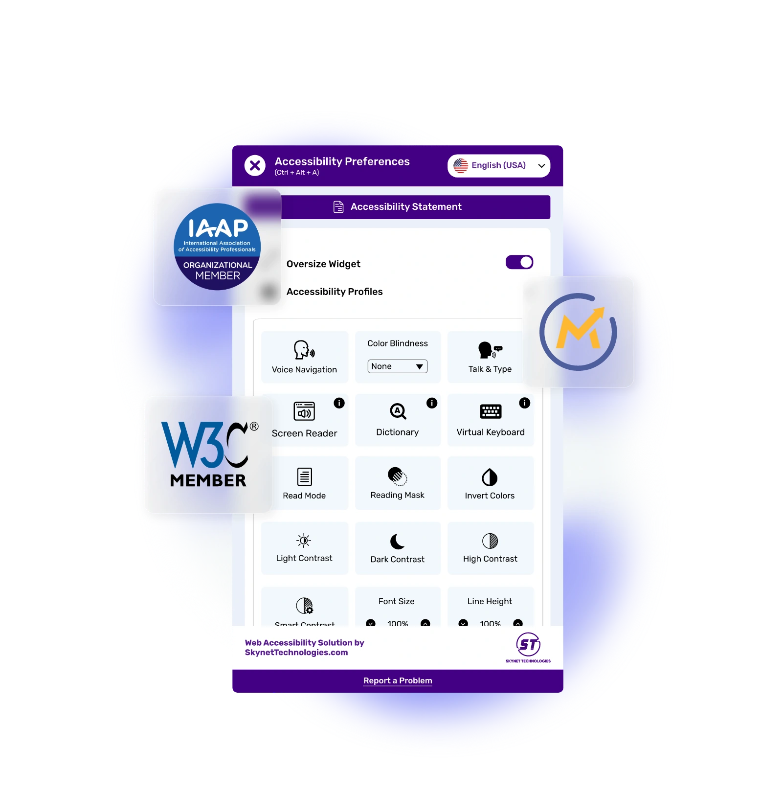Mautic Accessibility Widget