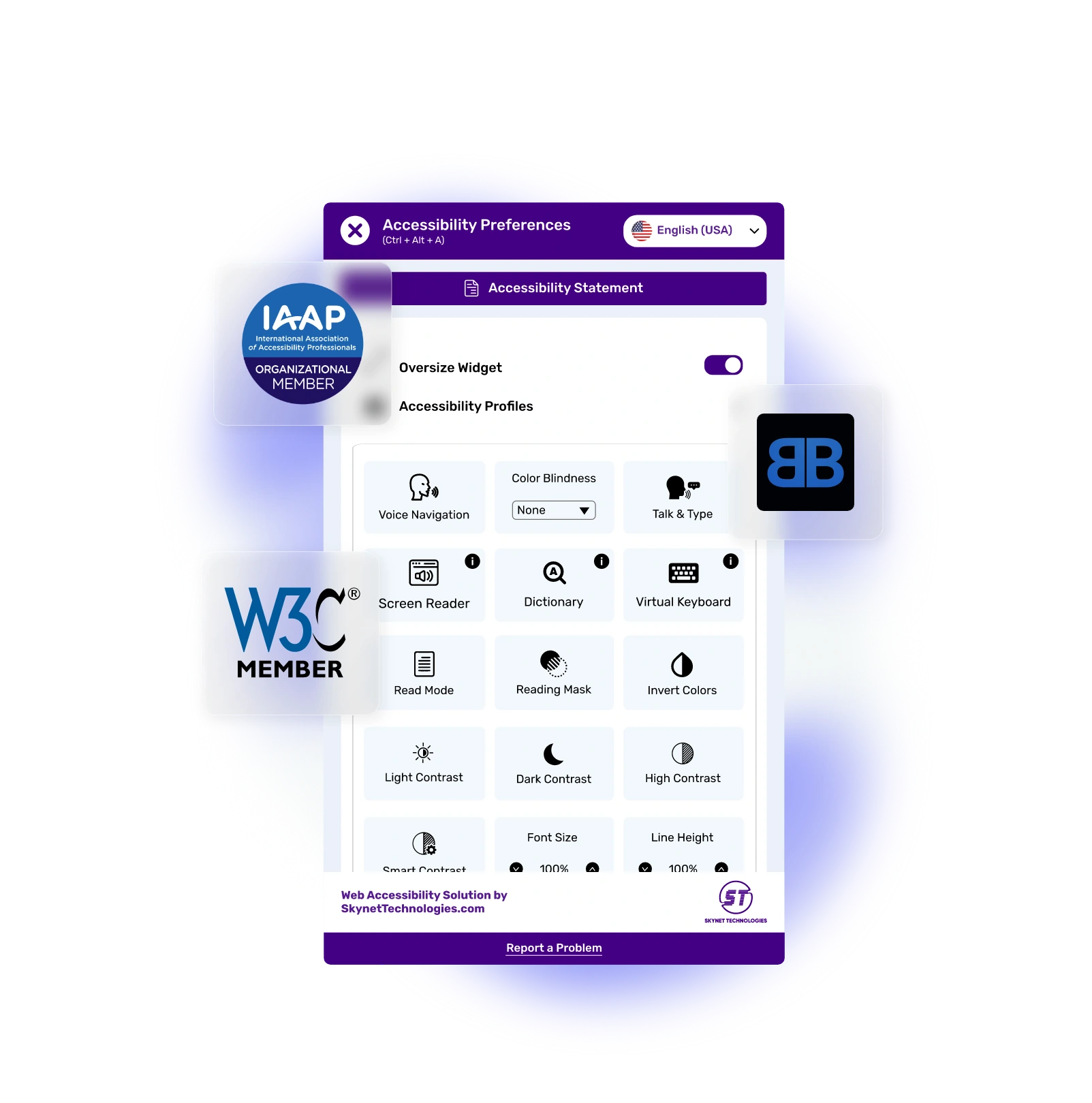 NodeBB Accessibility Widget