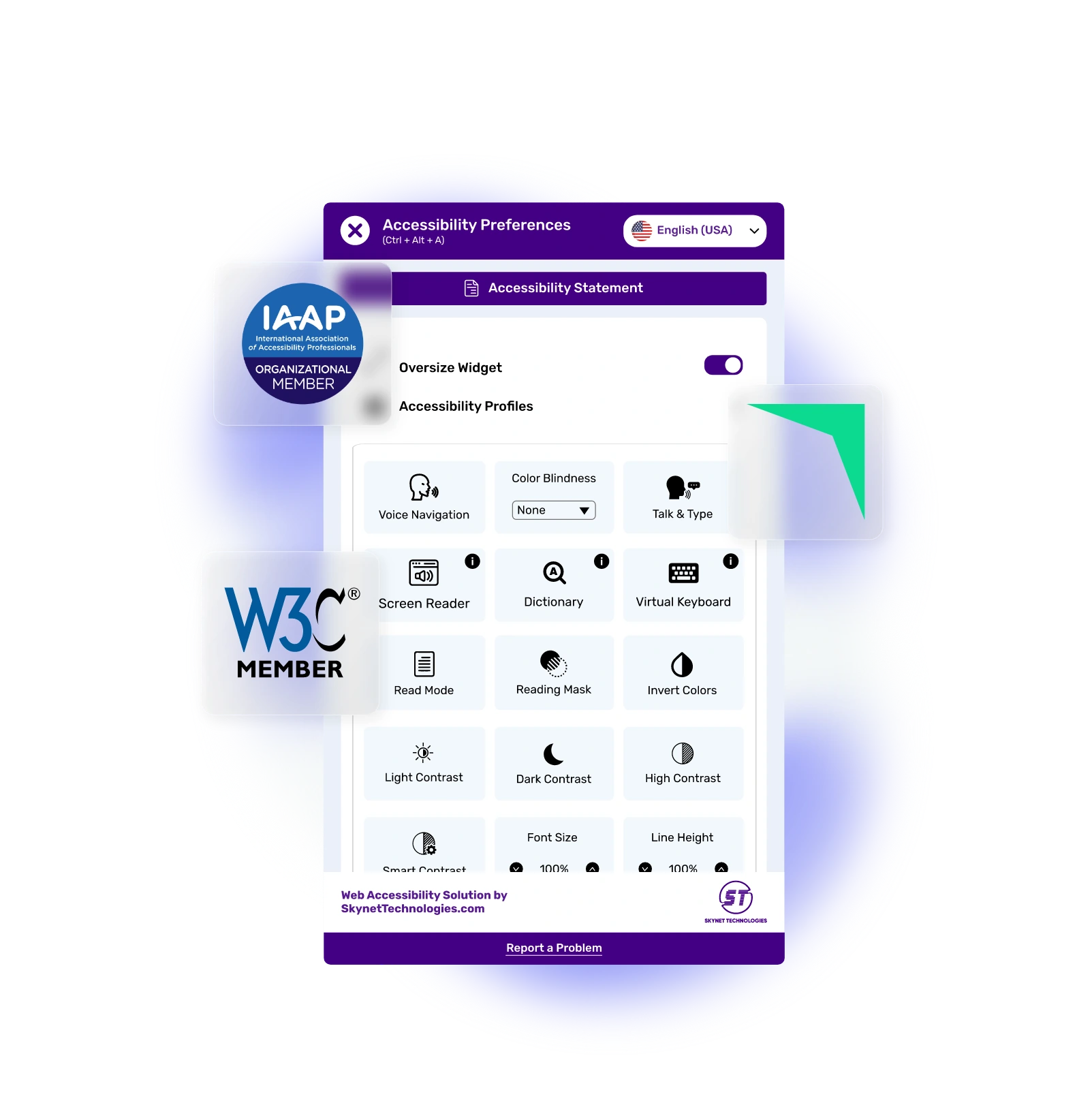 Plecto Accessibility Widget