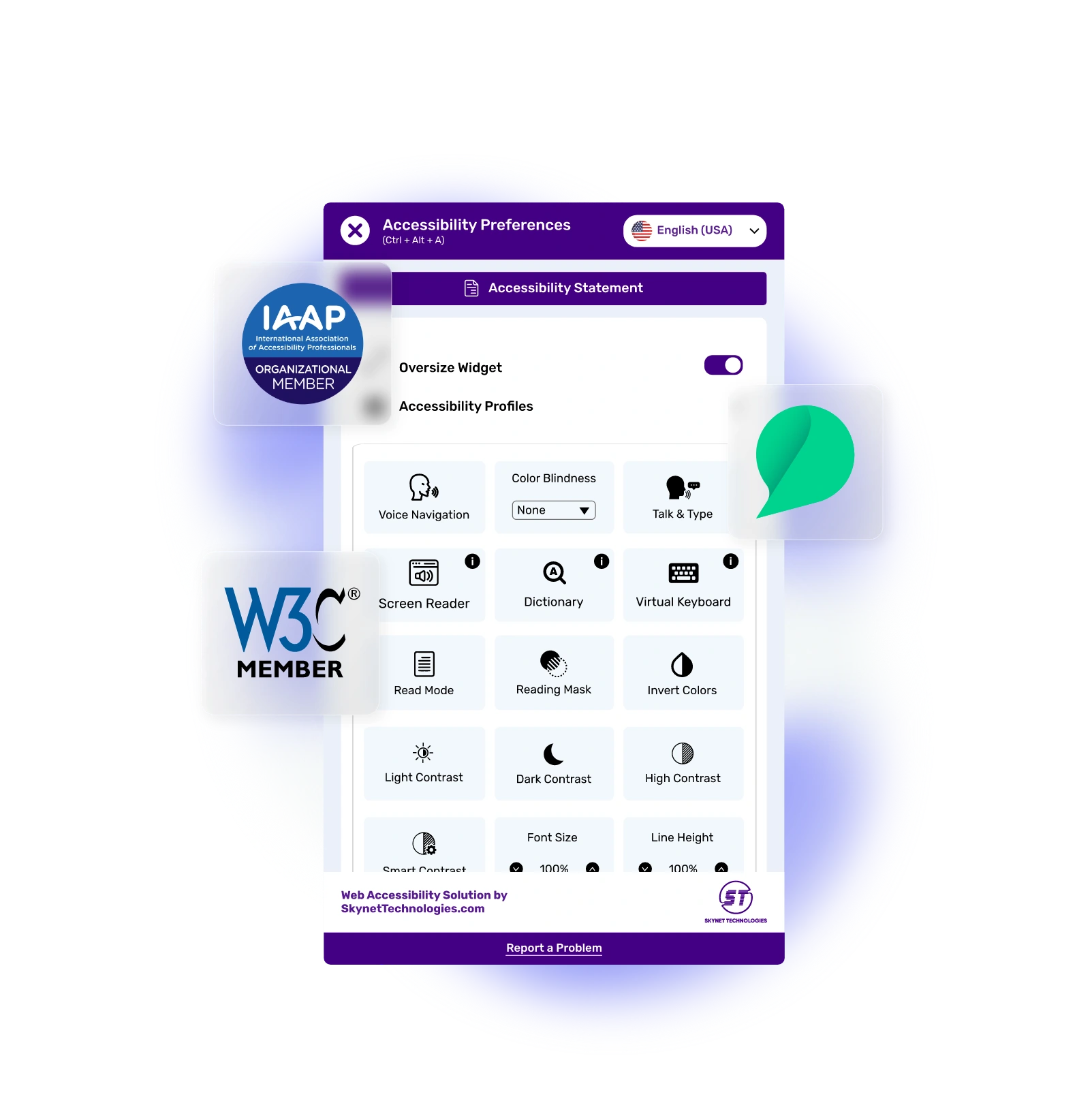 Sitevision Accessibility Widget