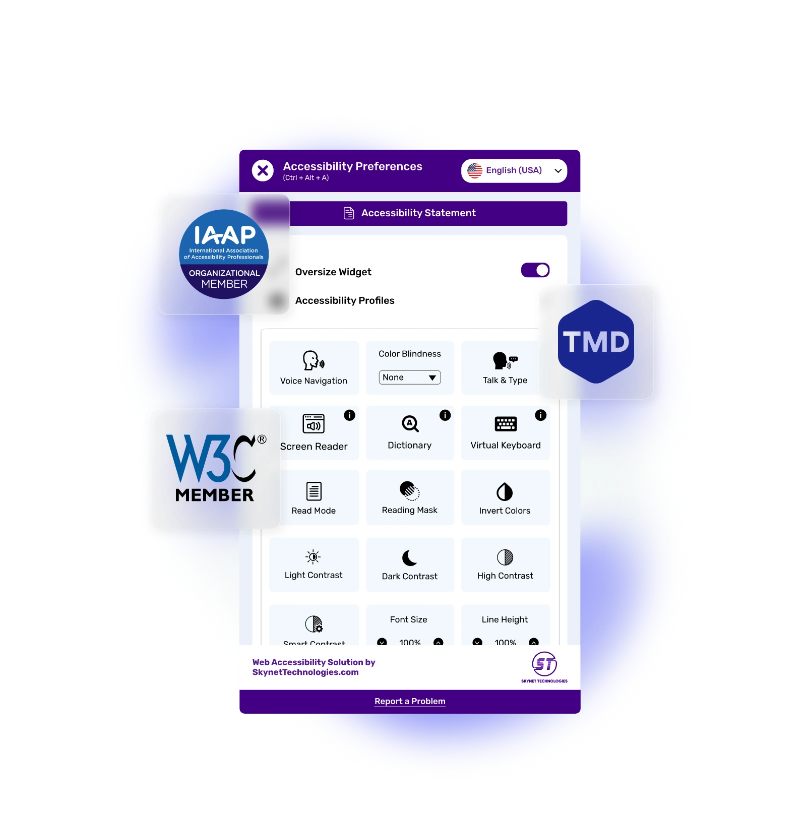 TMDHosting Accessibility Widget