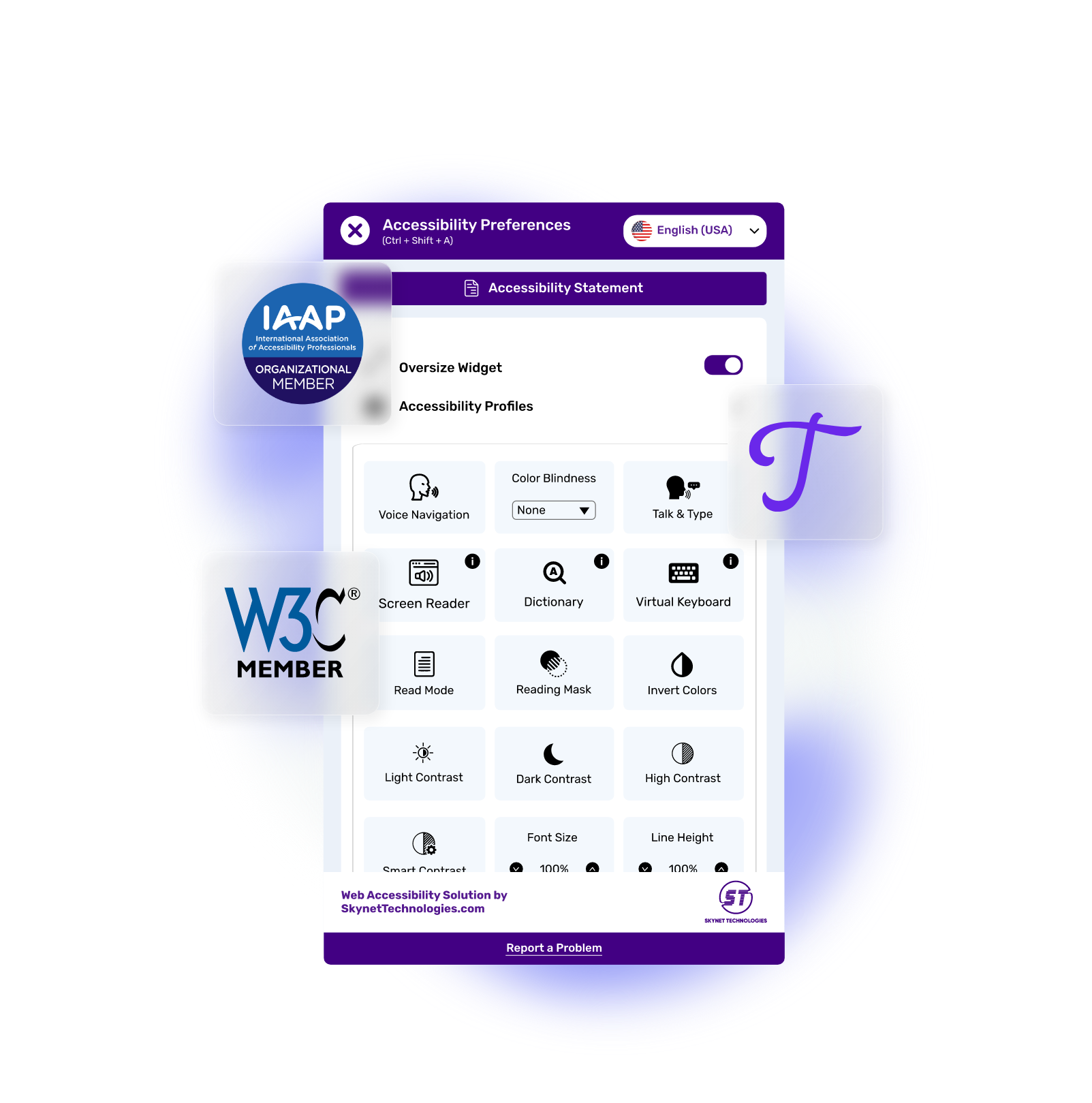 Trainual Accessibility Widget