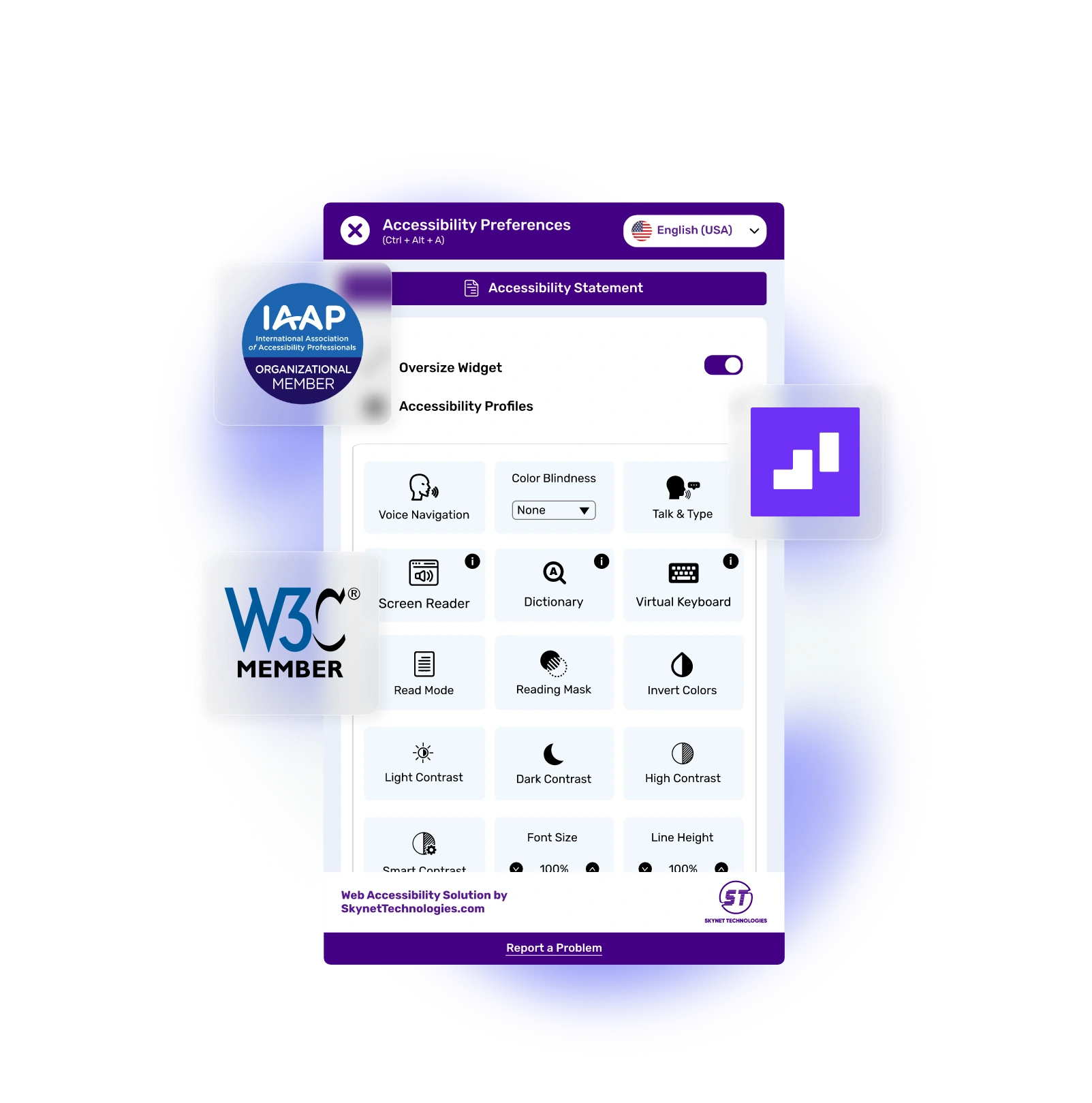 Wized Accessibility Widget