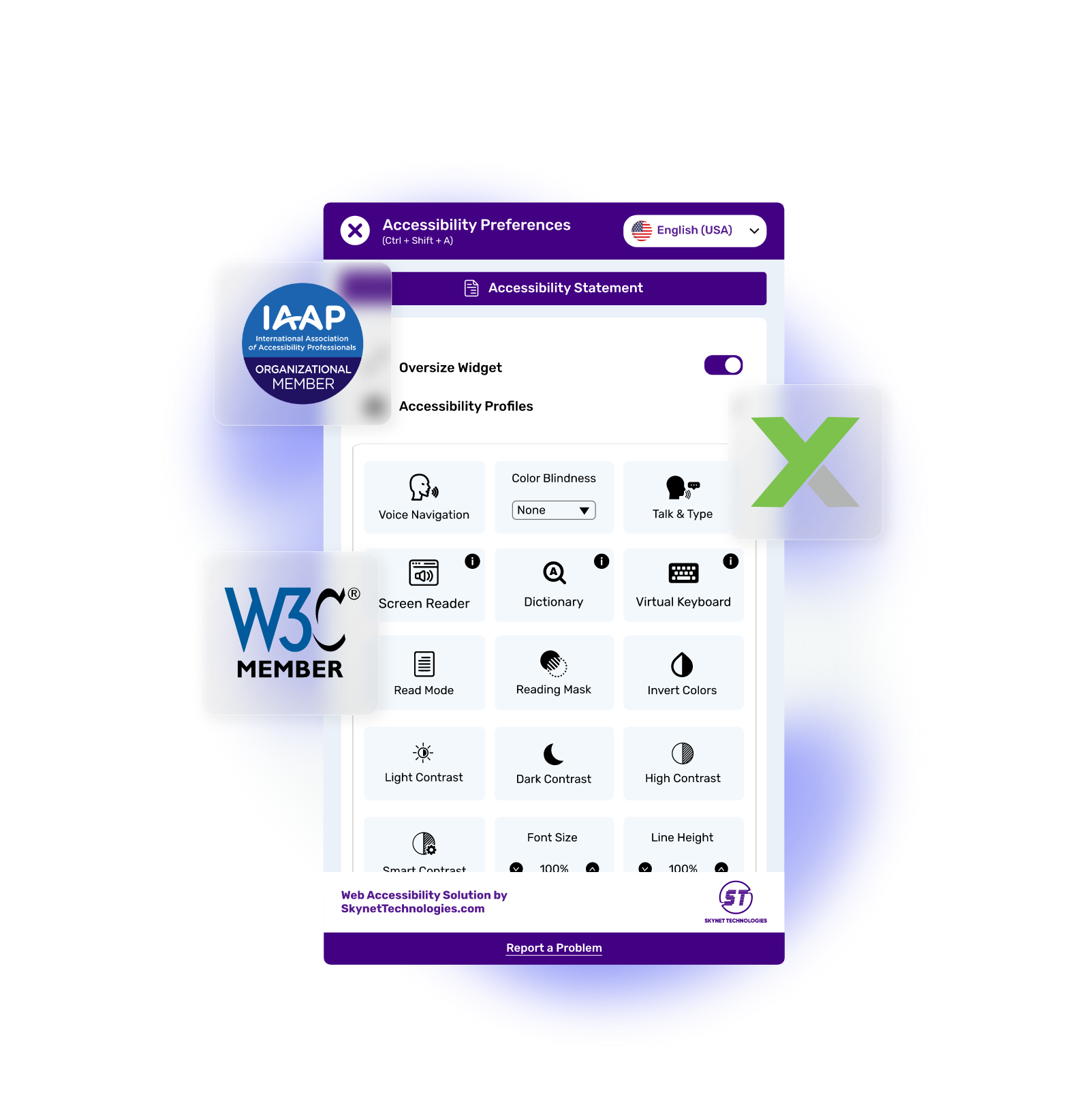 Xyleme Accessibility Widget
