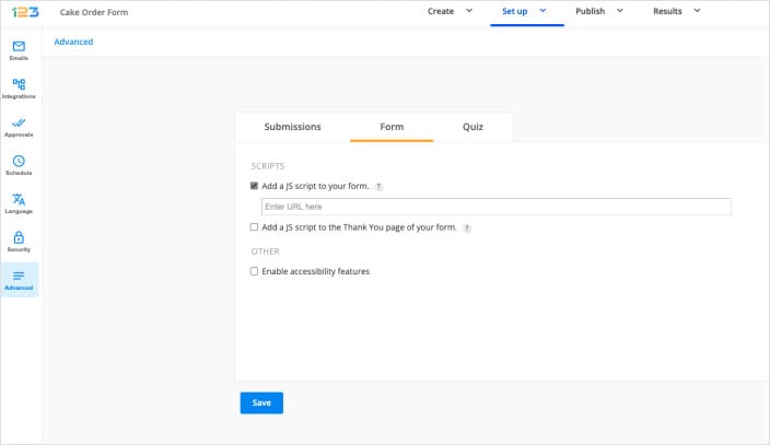 123formbuilder ada website accessibility