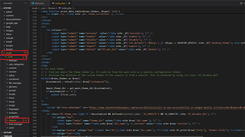atutor website accessibility remediation