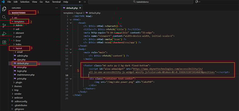 bakekit website accessibility remediation