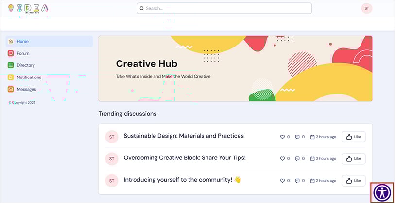 accessible bettermode accessible website design
