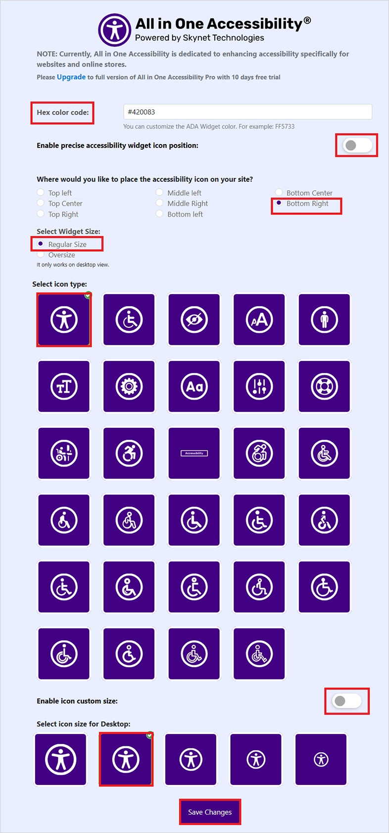 cmsmadesimple accessible website design