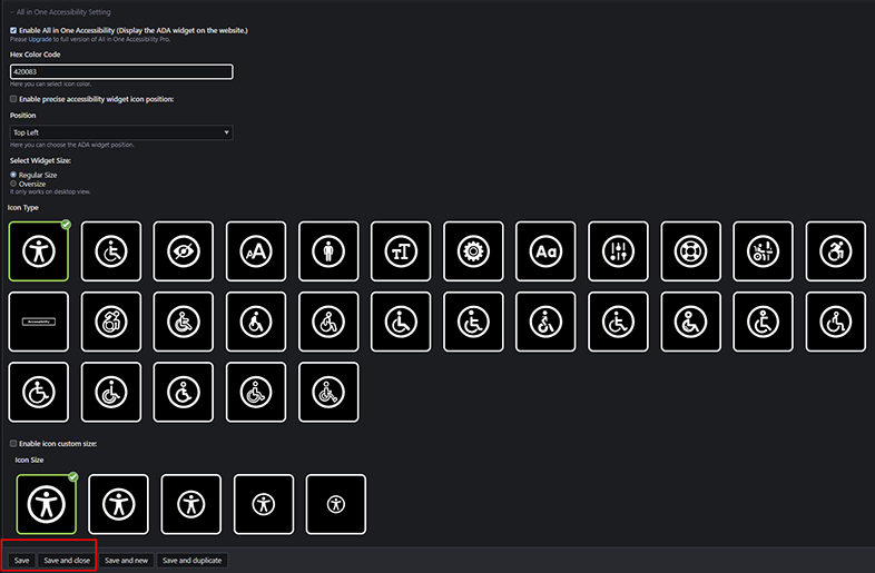 contaocms accessible website design