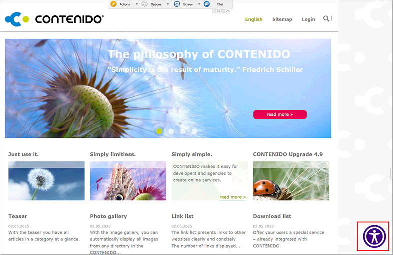 contenido all in one accessibility