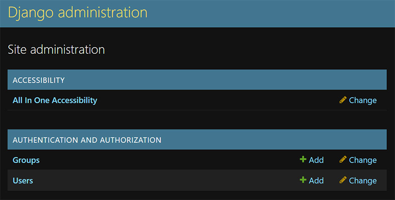 django website accessibility remediation
