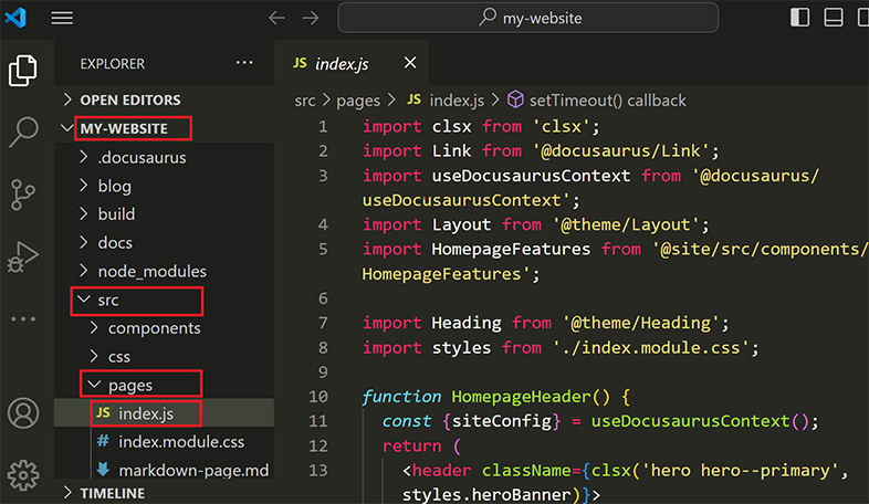 docusaurus website accessibility remediation