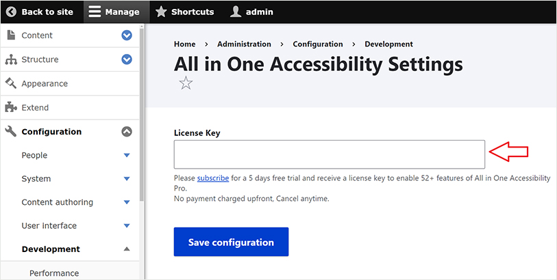 drupal all in one accessibility