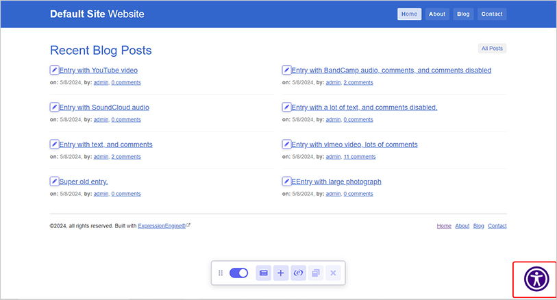 expressionengine ada website accessibility