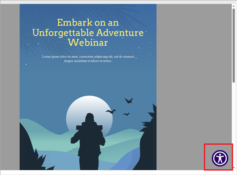 ada accessible fireberry website