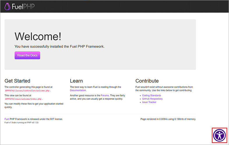 fuelphp wcag web accessibility