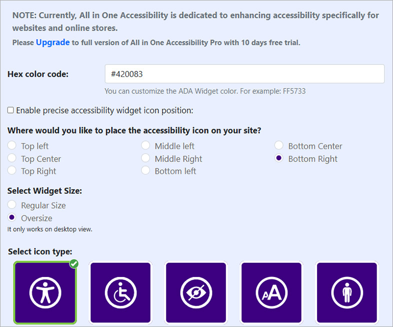 glpi accessible website design