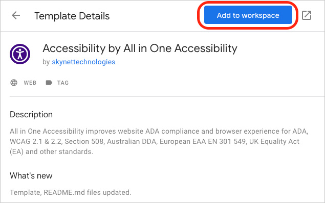 google-tag-manager accessible website design