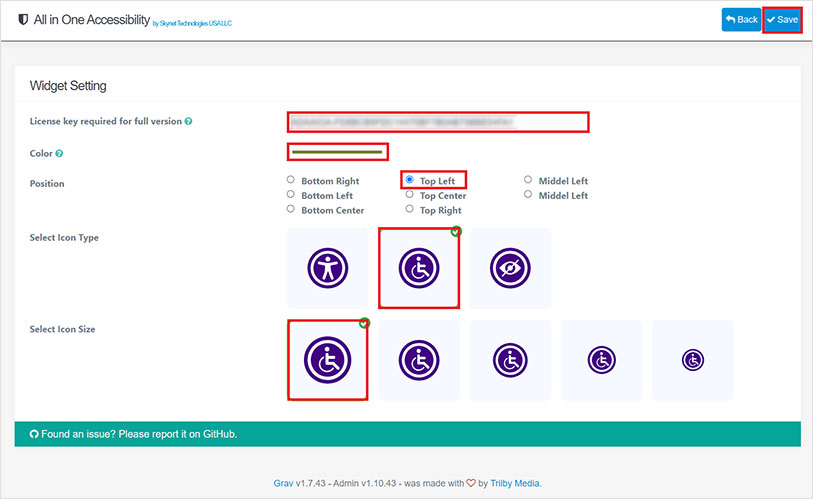 grav accessible website design