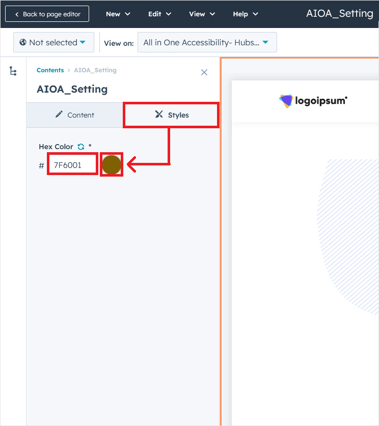 HubSpot wcag ada accessibility