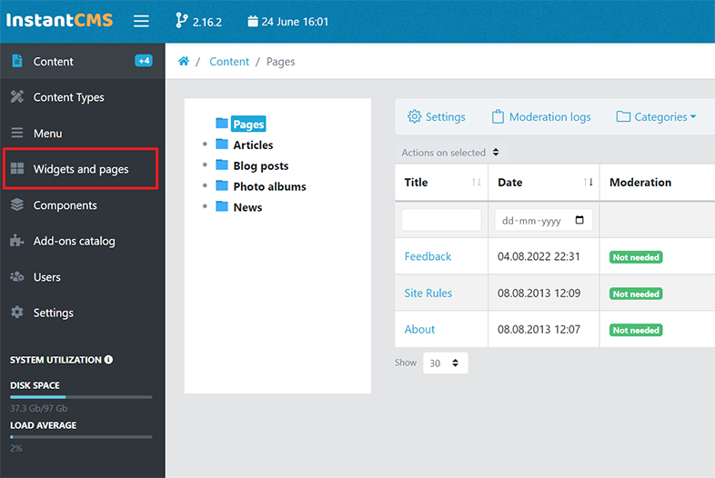 instantcms website accessibility remediation