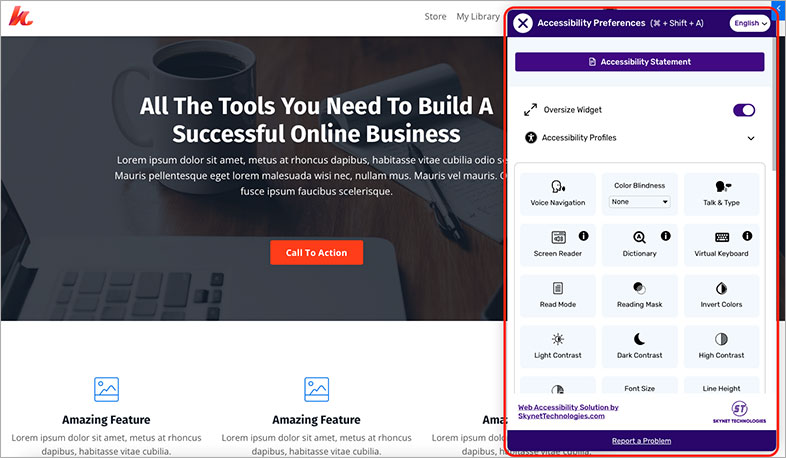 accessible kajabi accessible website design