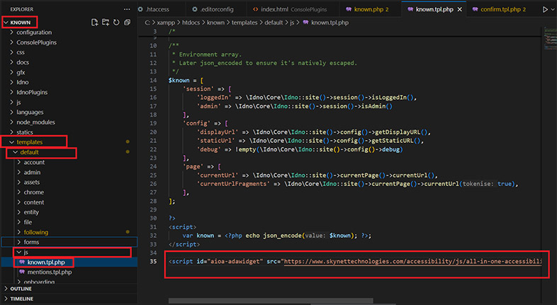 known website accessibility remediation