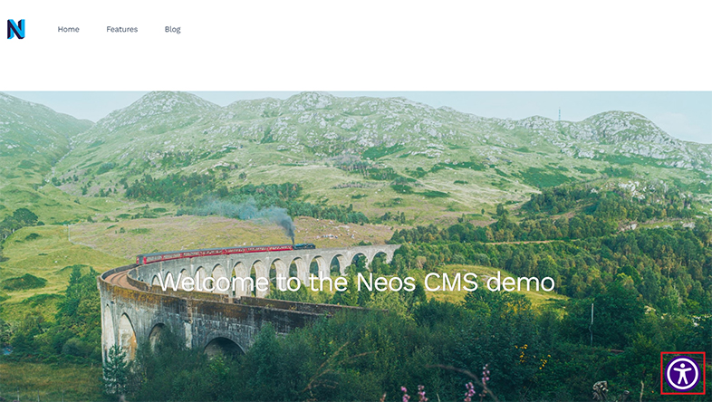 neos ada website accessibility