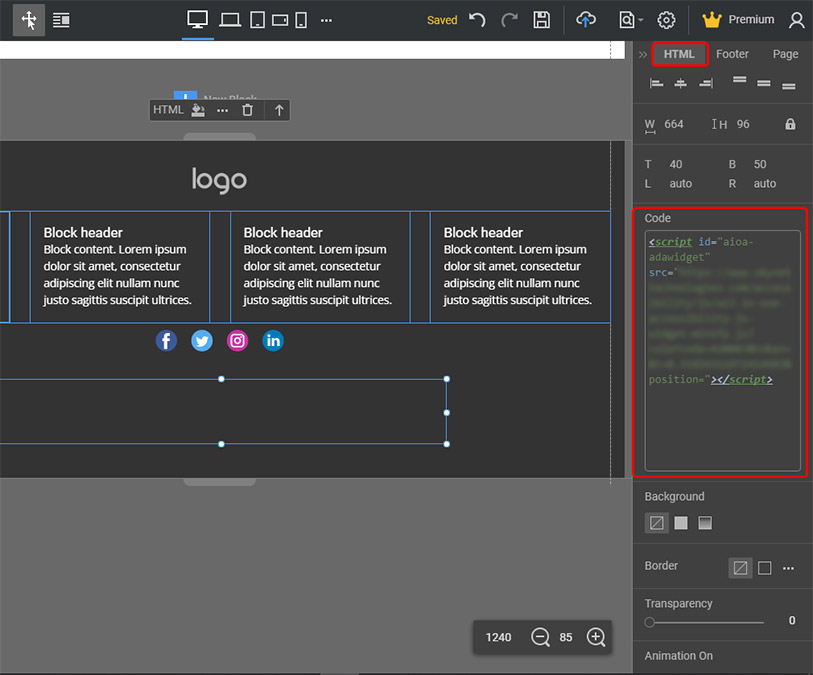 nicepage wcag web accessibility