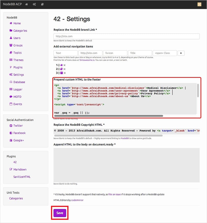 nodebb wcag web accessibility