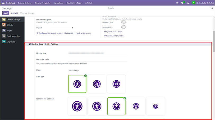 ada wcag accessibility integration