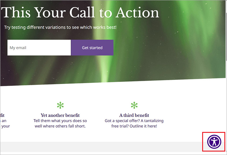 ada accessible pagewiz website