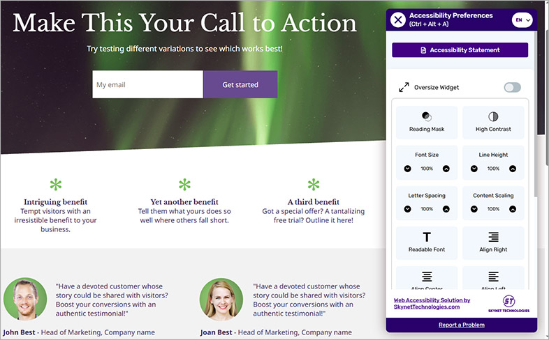 pagewiz wcag website accessibility