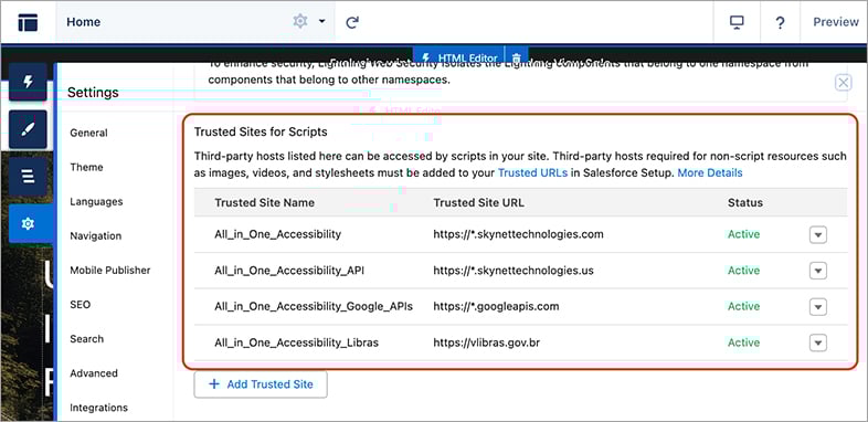 salesforce-experience-builder ada web accessibility