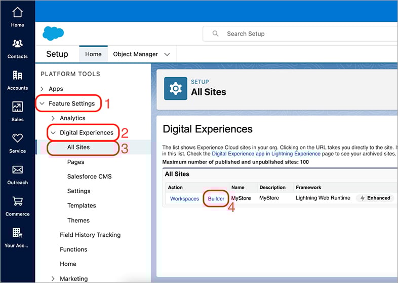 salesforce-experience-builder wcag web accessibility
