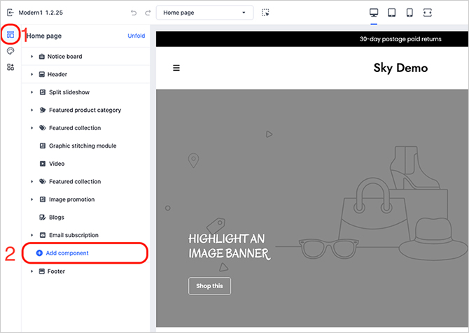 SHOPLINE web accessibility widget installation