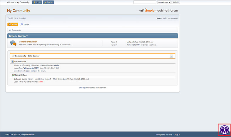 accessible smf accessible website design