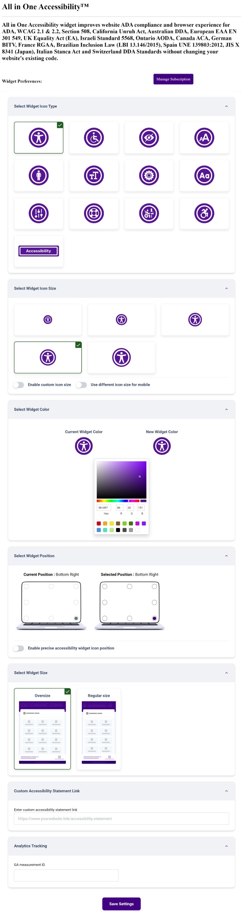 square accessible website design